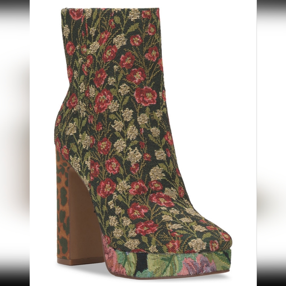 Jessics Simpson Women's Vilatta Platform Dress Bootie -8.5